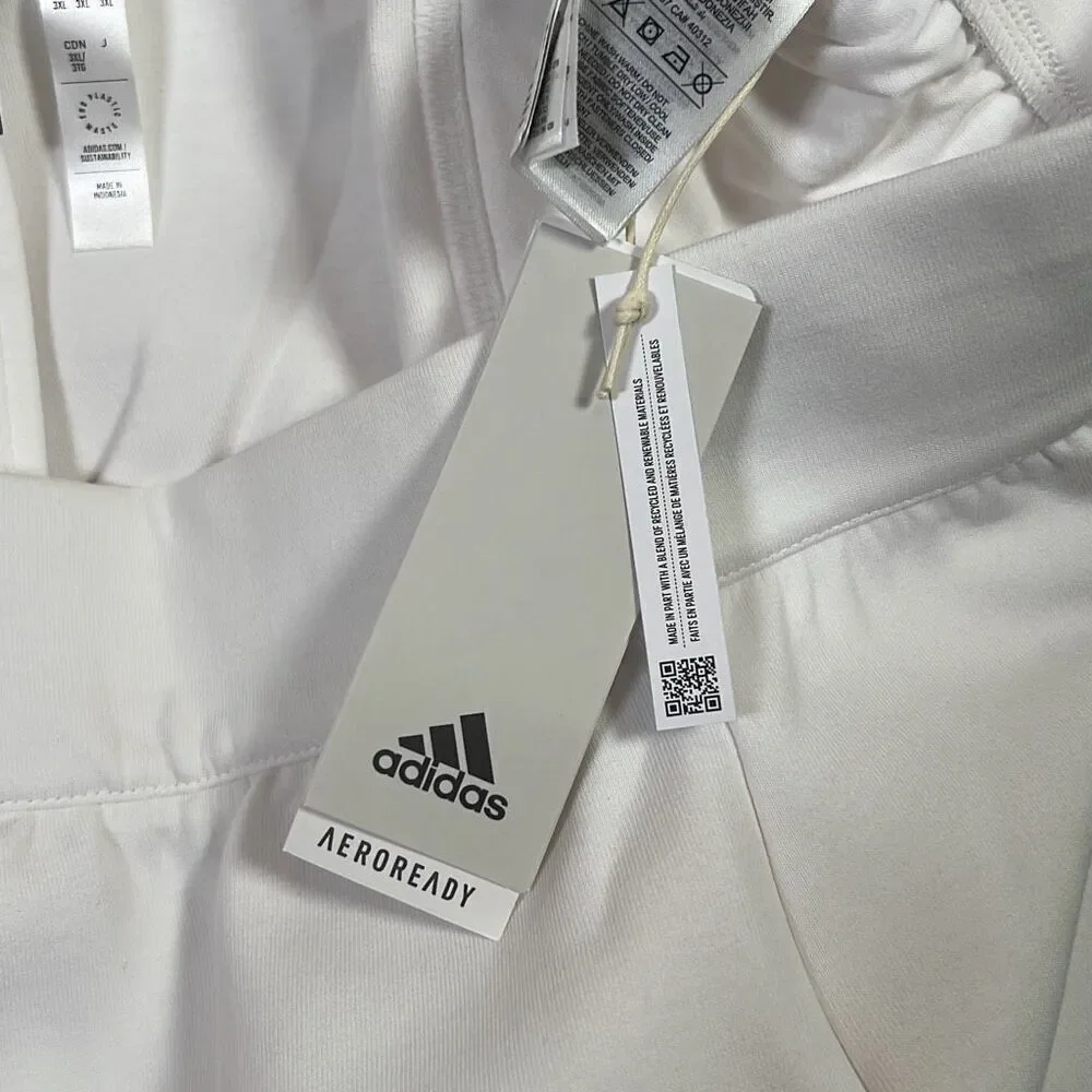 Adidas Men's Z.N.E. Premium Shorts 48-50 White ZNE SOFT cotton blend‎ - Men 3XL